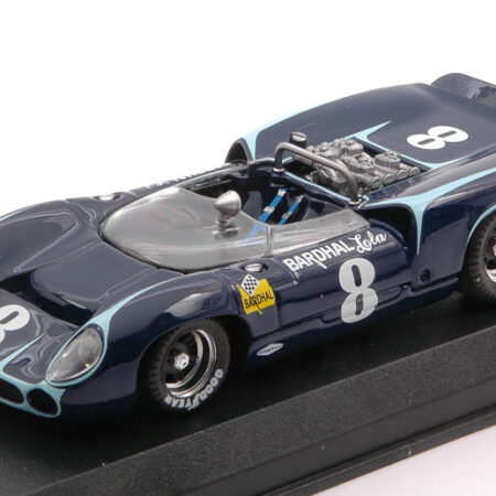 Best Model LOLA T 70 SPYDER N.8 5th WATKINS GLEN 1966 J.GRANT 1:43