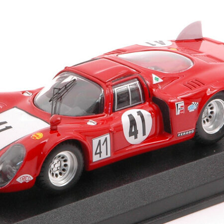 Best Model ALFA ROMEO 33.2 N.41 28th LE MANS 1968 VACCARELLA-BAGHETTI 1:43