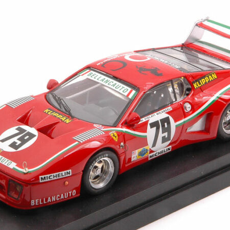 Best Model FERRARI 512 BB N.79 ACCIDENT LM 1980 DINI-VIOLATI-MICANGELI 1:43