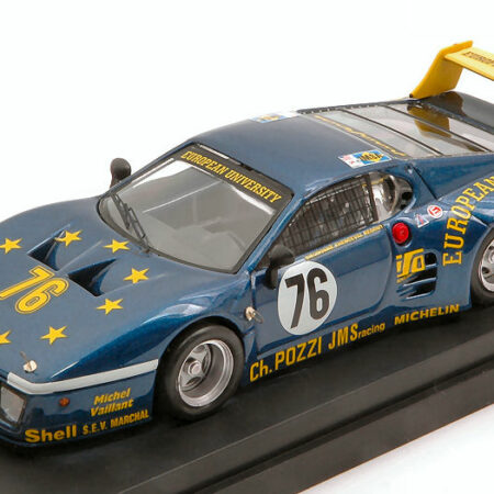 Best Model FERRARI 512 BB N.76 10th LM 1980 XHENCEVAL-DIEUDONNE -REGOUT 1:43