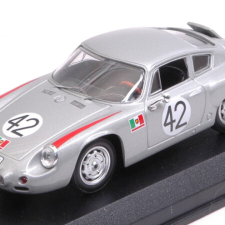 Best Model PORSCHE ABARTH N.42 6th TARGA FLORIO 1962 H.HERRMANN-H.LINGE 1:43