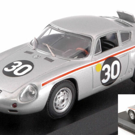 Best Model PORSCHE ABARTH N.30 LM 1962  B.PON-BARON CAREL DE BEAUFORT 1:43