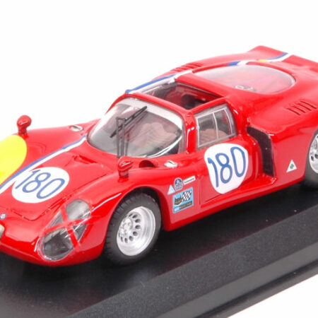 Best Model ALFA ROMEO 33.2 N.180 TARGA FLORIO 1968 GOSSELIN-TROSCH 1:43