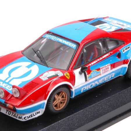 Best Model FERRARI 308 GR.4 N.1 2nd TARGA FLORIO 1982 ANDRUET-"BICHE" 1:43