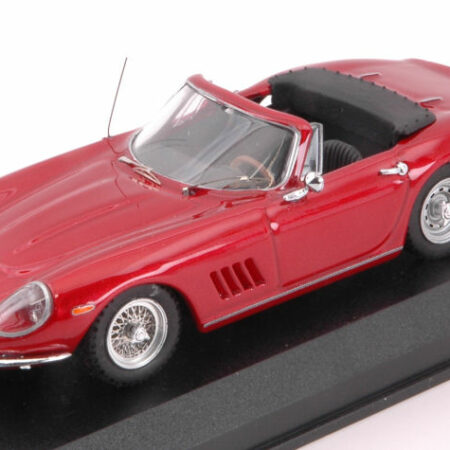 Best Model BFERRARI 275 GTB SPIDER RED STEVE MC QUEEN PERSONAL CAR 1:43