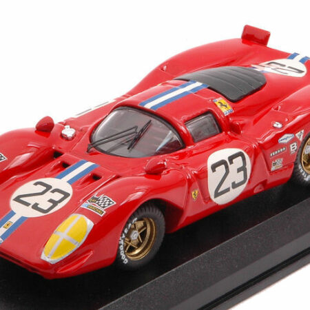 Best Model FERRARI 312 P COUPE  N.23 SEBRING 1970 CHINETTI JR.-ADAMOWICZ 1:43