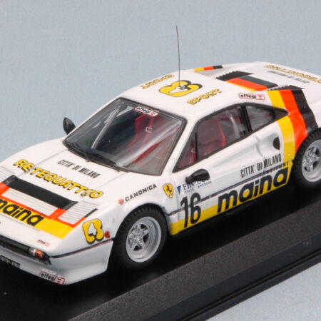 Best Model FERRARI 308 GTB N.16 2nd RALLY DEI LAGHI 1984 1:43