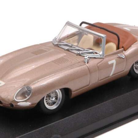 Best Model JAGUAR E SPIDER N.7 RACES DEL MAR USA 1961 W.BARNITZ 1:43