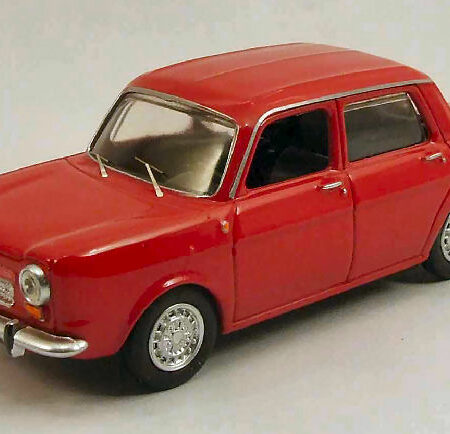 Best Model SIMCA ABARTH 1150 1963 ROSSO 1:43