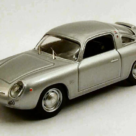 Best Model FIAT ABARTH 750 ZAGATO 1958 SILVER PROVA 1:43