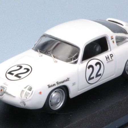 Best Model FIAT ABARTH 750 ZAGATO N.22 WINNER 4 H SEBRING 1960 P.RICHARDS 1:43