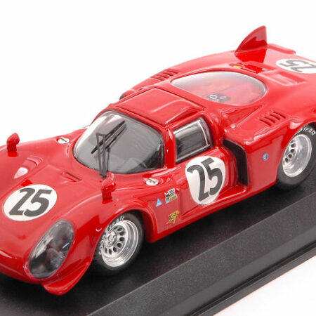 Best Model ALFA ROMEO 33.2 N.25 ACCIDENT 24H DAYTONA 1969 DIBOS-CALABATTISTI 1:43