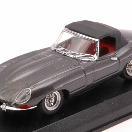 Best Model JAGUAR E SPIDER SOFT TOP 1961 GUNMETAL 1:43