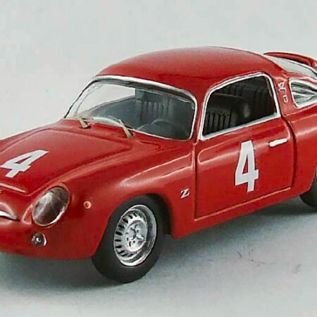 Best Model FIAT ABARTH 750 N.4 5th (WINNER CLASS) GT GP MONZA 1963 G.CAPRA 1:43