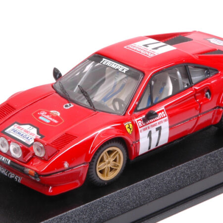 Best Model FERRARI 308 GTB N.17 16th TOUR DE FRANCE 1983 BOUTELOUP-PANIC 1:43