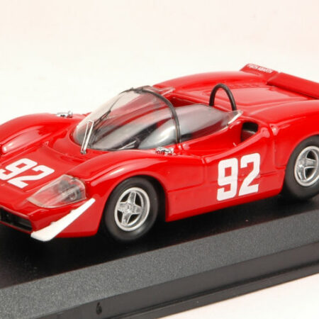 Best Model ABARTH 2000S N.92 WINNER CAMP.EUROPEO MONTAGNA 1969 A.MERZARIO 1:43