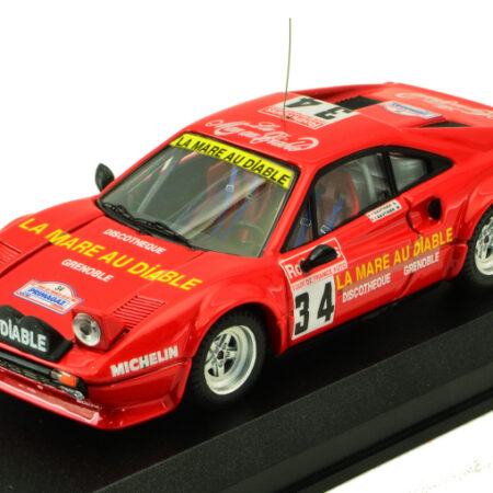 Best Model FERRARI 308 GTB Gr.4 N.34 TOUR DE FRANCE 1983 D.GAUTHIER-M.GAUTHIER 1:43