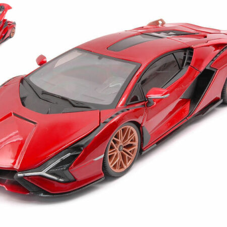 Burago LAMBORGHINI SIAN FKP 37 2019 METALLIC RED 1:18