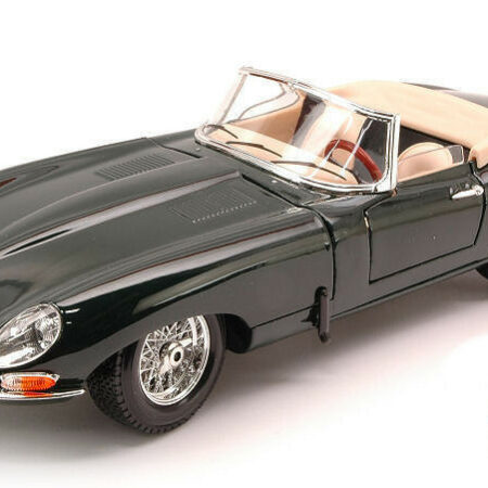 Burago JAGUAR E CABRIO 1961 GREEN 1:18