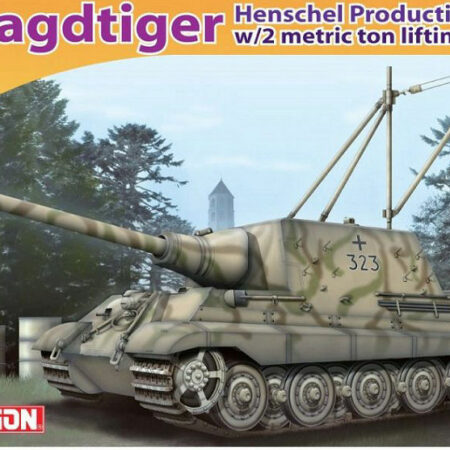 Dragon JAGDTIGER HENSCHEL W/2 TON KIT 1:72