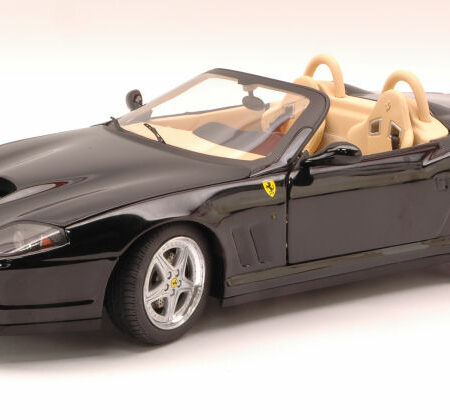 Hot Wheels FERRARI 550 BARCHETTA PININFARINA 2000 BLACK 1:18