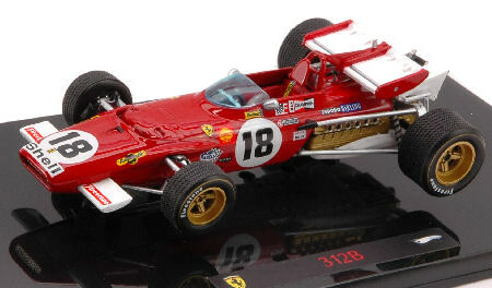 Hot Wheels FERRARI 312B JACKY ICKX 1970 N.18 WINNER CANADIAN GP 1:43