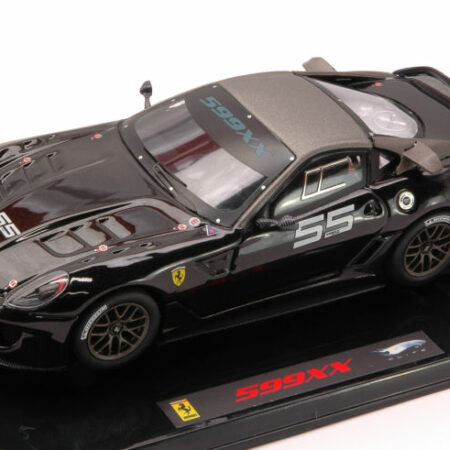 Hot Wheels FERRARI 599 XX RACING N.55 BLACK 1:43