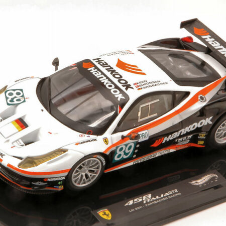 Hot Wheels FERRARI 458 ITALIA GT2 N.89 LM 2011 FAMBACHER-SIMONSEN-KEEN 1:43