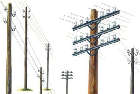 Italeri TELEGRAPH POLES KIT 1:35