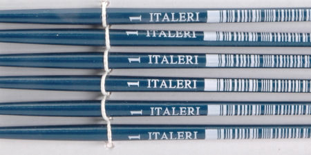 Italeri PENNELLO SINTETICO PIATTO 1 Pz.6