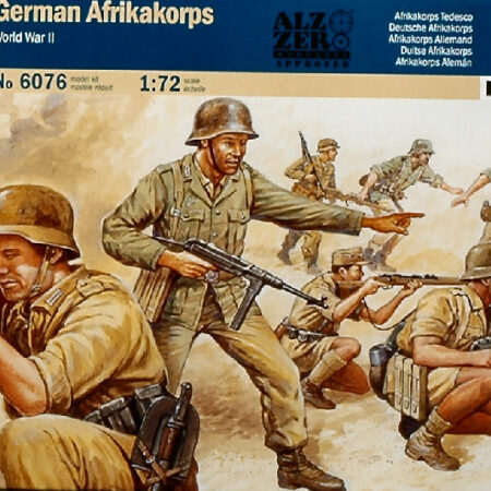 Italeri WW II GERMAN AFRIKA KORPS KIT 1:72