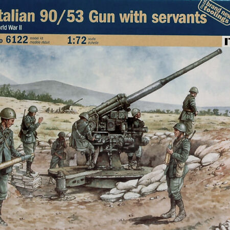 Italeri ITALIAN 90/53 GUN C/FIG.KIT 1:72