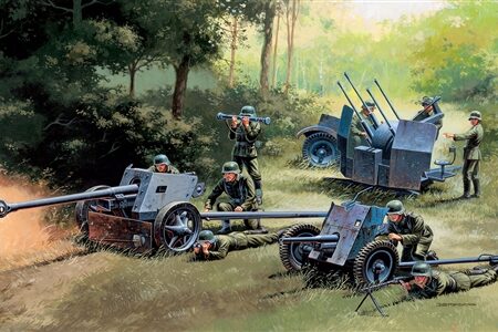 Italeri GUNS SET PAK 35 - PAK 40 - FLACK 38 KIT 1:72