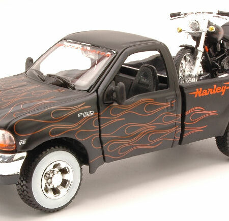 Maisto FORD F-350 SUPER DUTY PICK UP HARLEY DAVIDSON 1:24