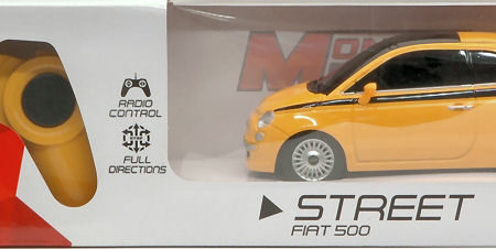 Mondo Motors FIAT NUOVA 500 YELLOW RADIOCOMANDO 1:24