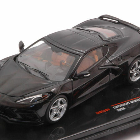 Ixo Model CHEVROLET CORVETTE C8 2020 BLACK 1:43