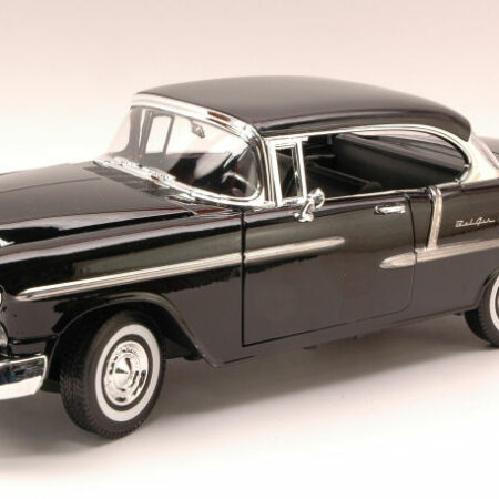 MotorMax CHEVY BEL AIR 1955 BLACK 1:18