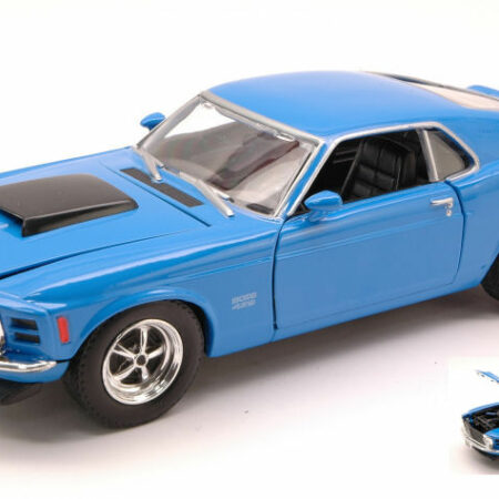 MotorMax FORD MUSTANG BOSS 429 1970 BLUE 1:24