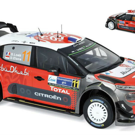 Norev CITROEN C3 N.11 5th RALLY MEXICO 2018 S.LOEB-D.ELENA 1:18