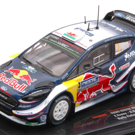 Ixo Model FORD FIESTA WRC N.2 7th WM RALLY FINLANDIA 2018 EVANS-BARRITT 1:43