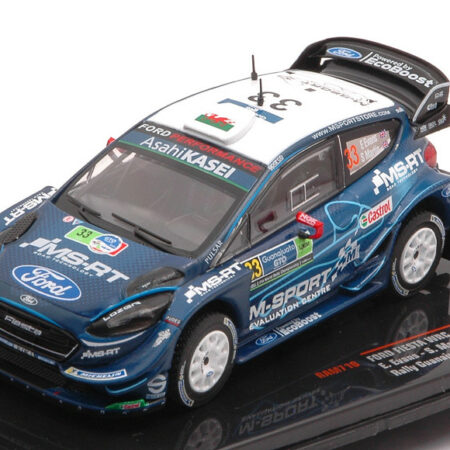 Ixo Model FORD FIESTA WRC N.33 8th RALLY MEXICO 2019 EVANS-MARTIN 1:43