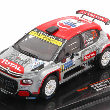 Ixo Model CITROEN C3 R5 N.21 WRC RALLY ESTONIA 2020 OSTBERG-ERIKSEN 1:43