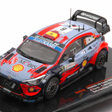 Ixo Model HYUNDAI i2 COUPE WRC N.6 RALLY SARDEGNA 2020 SORDO-DEL BARRIO 1:43