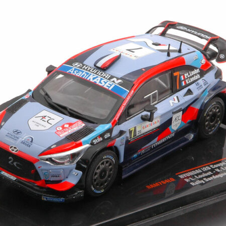 Ixo Model HYUNDAI i2 COUPE WRC N.7 WRC RALLY SARDEGNA 2020 LOUBET-LANDAIS 1:43