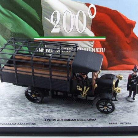 Rio FIAT 18 BL I PRIMI AUTOMEZZI DELL'ARMA W/2 FIGURES ED.LIM.PCS 200 1:43