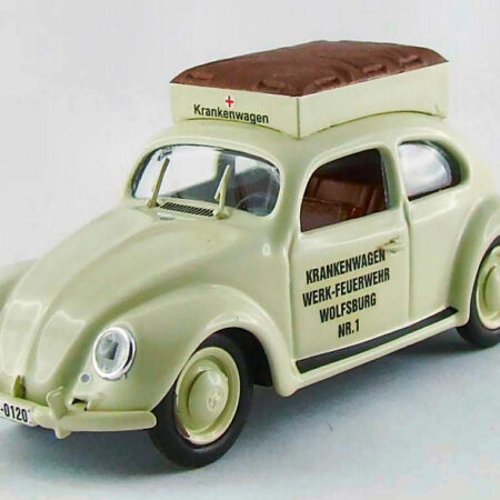 Rio VW BEETLE AMBULANZA POMPIERI DI WOLSBURG 1950 1:43