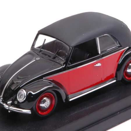 Rio VW CABRIO KARMANN 1949 BLACK/RED 1:43