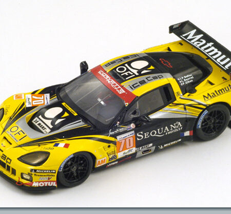 Spark Model CORVETTE C6 ZR1 N.70 28th LM 2012 BELLOC-BOURRET-GIBON 1:43