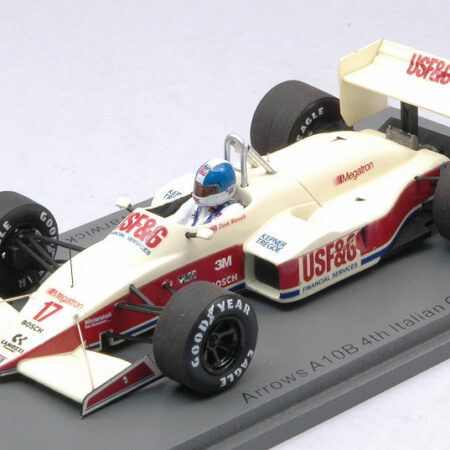 Spark Model ARROWS A10B DEREK WARWICK 1988 4th ITALIAN GP 1:43