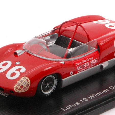 Spark Model LOTUS 19 N.96 WINNER DAYTONA 1962 DAN GURNEY 1:43